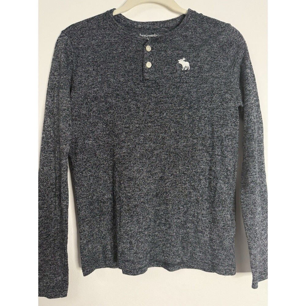 Boys Abercrombie Kids Grey Long Sleeve Size 13/14